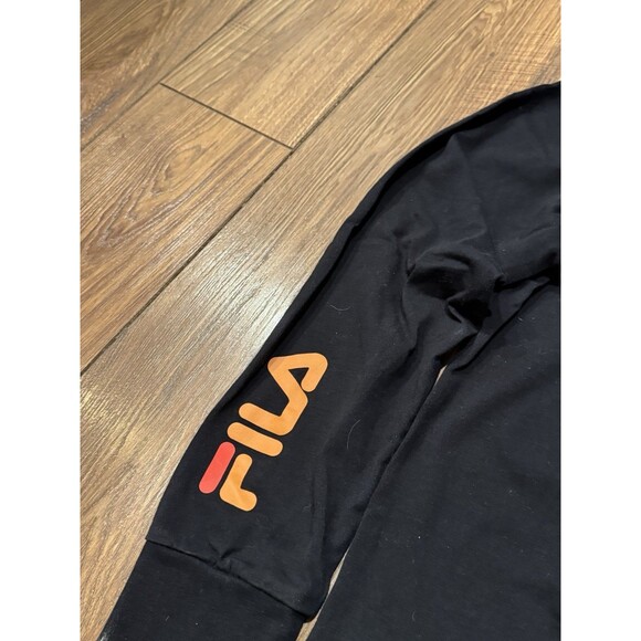 Rare FILA x Patterson Tennis Graphic Black Long Sleeve T-Shirt - Men's Sz M - Picture 3 of 8